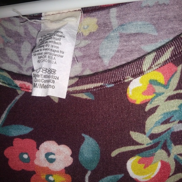 Floral Modest Bell Sleeve Dress - Picture 3 of 4